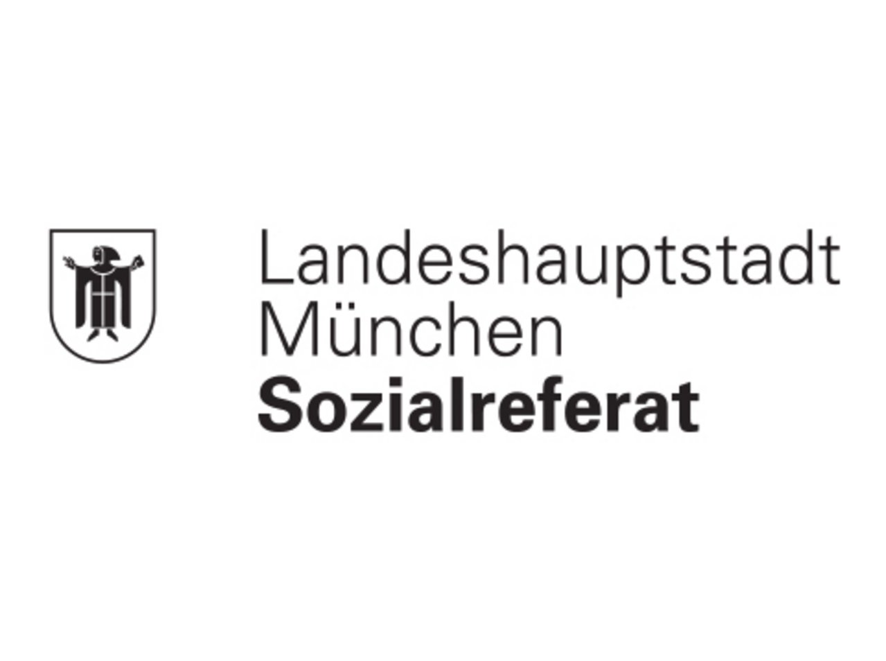 Landeshauptstadt München Sozialreferat - Logo Logo Landeshauptstadt München – Sozialreferat